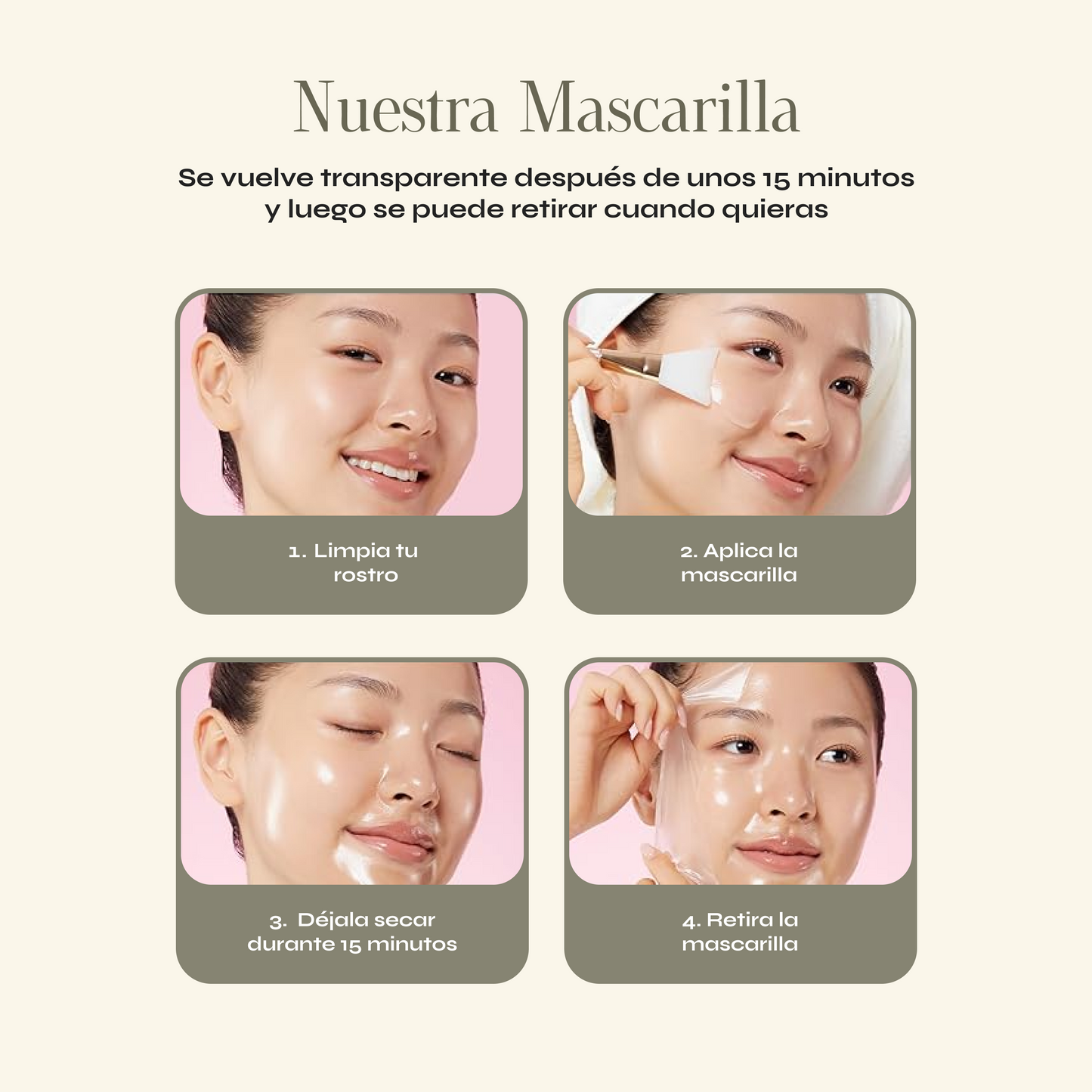 Mascarilla De Gel De Colágeno