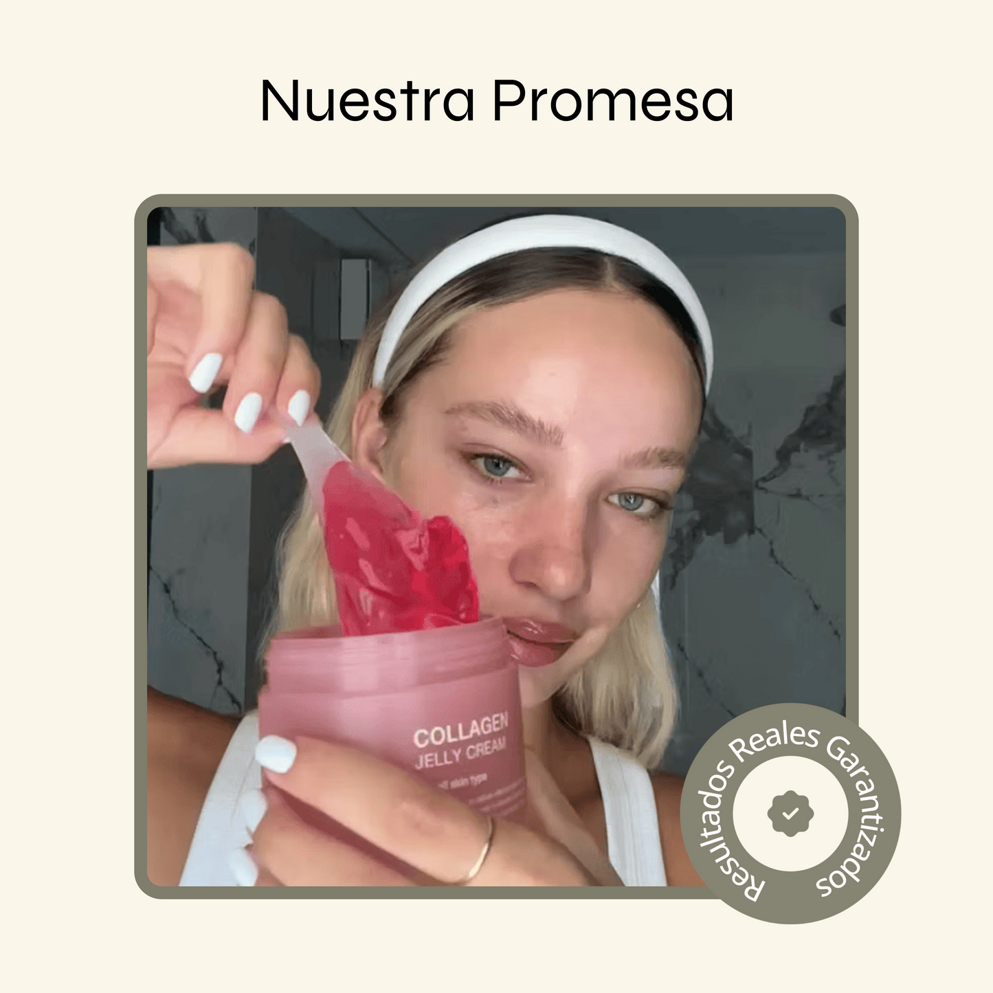 Mascarilla De Crema Gel De Colágeno