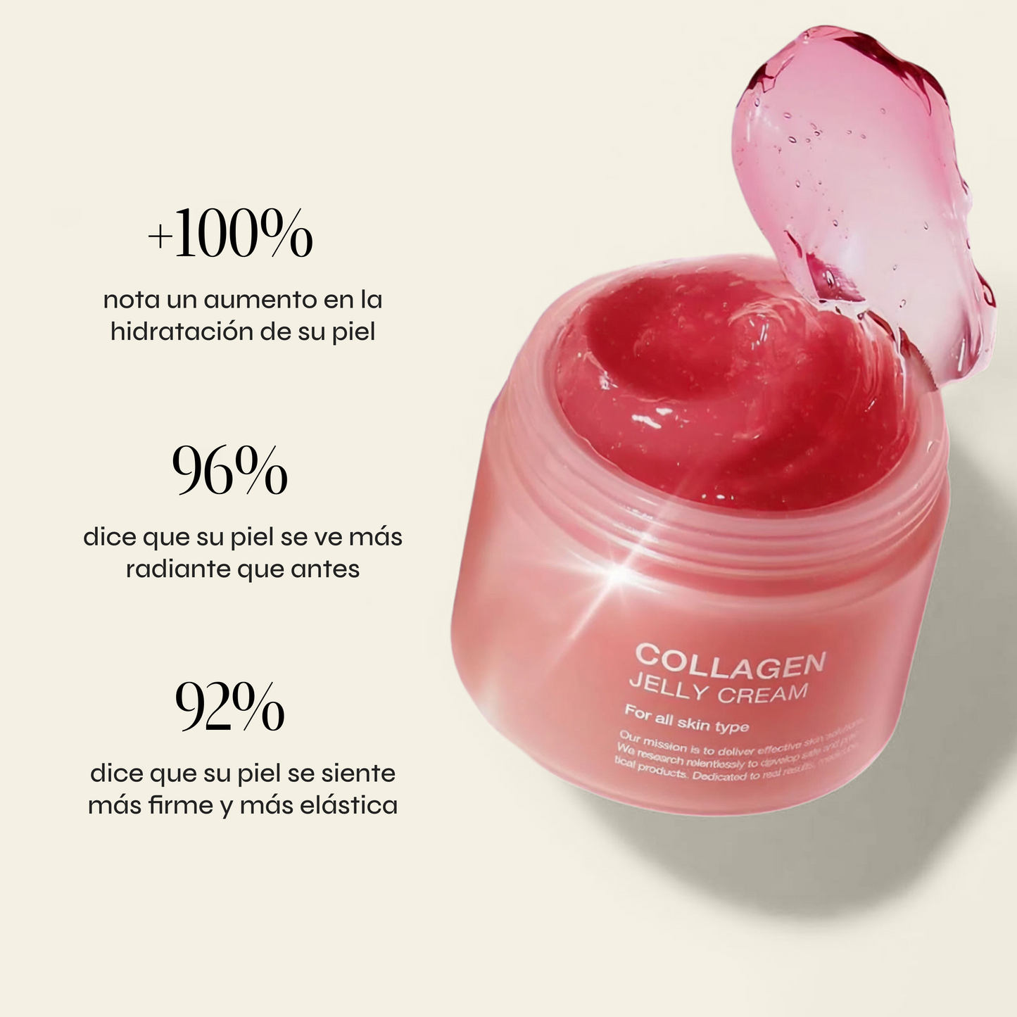 Mascarilla De Crema Gel De Colágeno