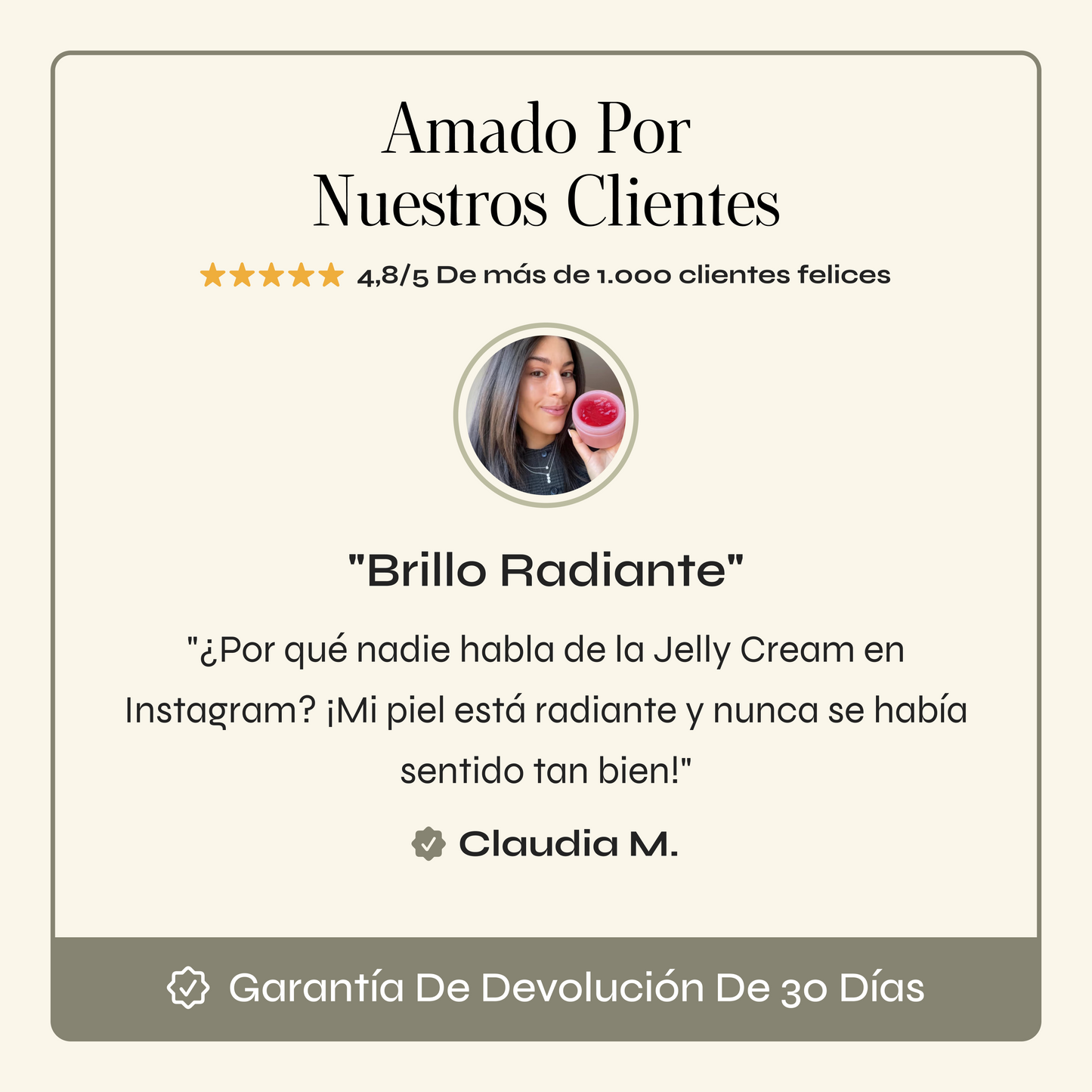 Mascarilla De Crema Gel De Colágeno